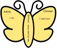 ABC of Salvation Butterfly
